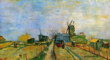 Vegetable Gardens in Montmartre 2 Vincent van Gogh Oil Paintings